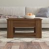 vidaXL Coffee Table Brown Oak 79x49x41 cm Engineered Wood