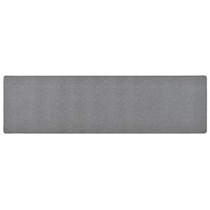 vidaXL Carpet Runner | Dark grey | 100% Polypropylene | 50 x 200 cm | Non-slip