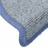 vidaXL Stair Mats 30 pcs 65x24x4 cm Light Grey and Blue Half Round Large