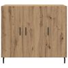 vidaXL Sideboard Artisan Oak 90 x 34 x 80 cm Engineered Wood