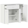 vidaXL Sideboard High Gloss White 88x30x70 cm Engineered Wood