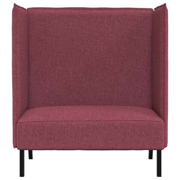 vidaXL Highback Sofa Wine red 109 x 56 x 121 cm Fabric