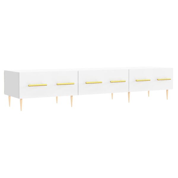 vidaXL TV Cabinet White 150x36x30 cm Engineered Wood