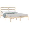 vidaXL Bed Frame without Mattress 120x190 cm Small Double Solid Wood