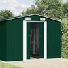 vidaXL Garden Shed 257x489x181 cm Metal Green