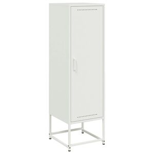 vidaXL Highboard White 36x39x123 cm Steel