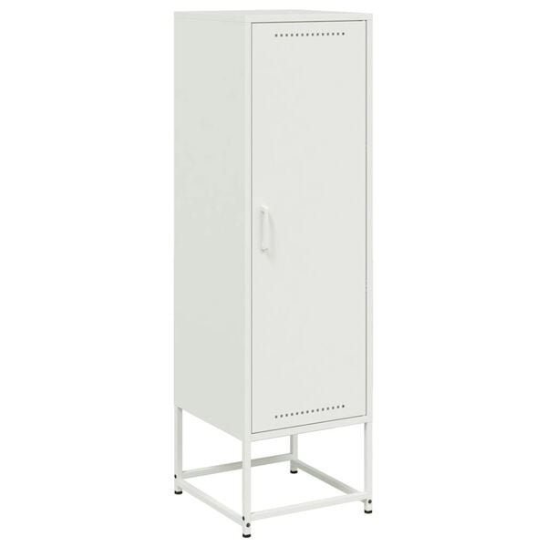 vidaXL Highboard White 36x39x123 cm Steel