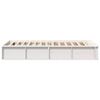 vidaXL Bed Frame White 90 x 200 cm Solid Pine Wood