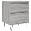 vidaXL Bedside Cabinets 2 pcs Grey Sonoma 40x35x50 cm Engineered Wood