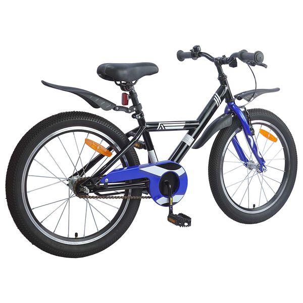 vidaXL Kids Bike 18'' for 5-7 Years Old Black