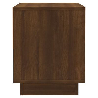 vidaXL Bedside Cabinets 2 pcs Brown Oak 45x34x44 cm Engineered Wood