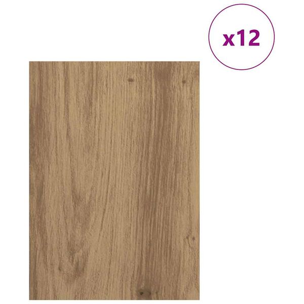 vidaXL Decor Panels 12 pcs Artisan Oak 15 x 21 x 0.27 cm