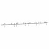 vidaXL Sliding Door Hardware Kit 366 cm Stainless Steel Silver