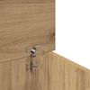 vidaXL Storage Box Artisan Oak 30x50x28 cm Engineered Wood