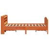 vidaXL Bed Frame without Mattress Wax Brown 120x200 cm Solid Wood Pine