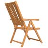 vidaXL Reclining Garden Chairs 3 pcs Solid Wood Acacia