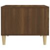 vidaXL Coffee Table Brown Oak 50x50x40 cm Engineered Wood