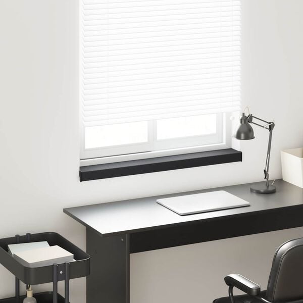 vidaXL Window Sill Anthracite with Wood Grain 80 x 10 x 4.5 cm PVC