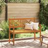 vidaXL Garden Bench Brown 110 x 56 x 90 cm Solid Acacia Wood
