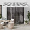 vidaXL Retractable Awning Anthracite and White 3x2.5 m Fabric&Aluminium