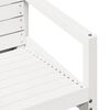 vidaXL Garden Chair White 57.5x63x76 cm Solid Wood Pine