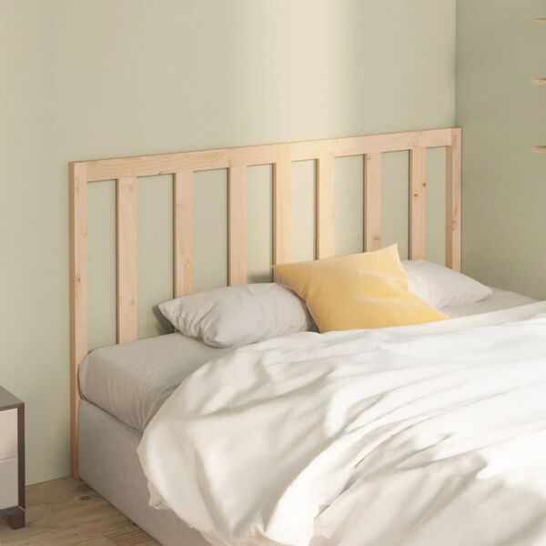vidaXL Bed Headboard 166x4x100 cm Solid Wood Pine