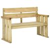 vidaXL Garden Bench 121 cm Impregnated Pinewood