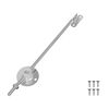 vidaXL Lid Support Hinge 12 pcs Silver 194 x 36 x 18 mm Iron