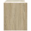 vidaXL Wall-mounted Bedside Cabinets 2 pcs Sonoma Oak 45x30x35 cm