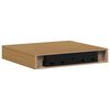 vidaXL Wall Shelf 2 pcs Beige 23 x 23.5 x 4 cm Engineered Wood