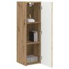 vidaXL TV Wall Cabinet Artisian Oak 30 x 31 x 100 cm Engineered Wood