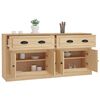 vidaXL Sideboards 2 pcs Sonoma Oak Engineered Wood