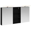 vidaXL Bathroom Cabinet Set 3 pcs 140 x 14.5 x 70 cm Engineered wood
