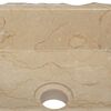 vidaXL Sink Cream 30x30x13 cm Marble