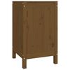vidaXL Laundry Box Honey Brown 44x44x76 cm Solid Wood Pine