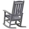 vidaXL Garden Rocking Chair Light Grey 92 x 70 x 108cm HDPE