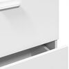 vidaXL Sink Cabinet White 59x37x59 cm Engineered Wood