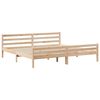vidaXL Bed Frame without Mattress 200x200 cm Solid Wood Pine