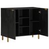 vidaXL Sideboard Black 90x33x75 cm Engineered Wood