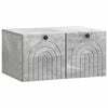 vidaXL Wall-Mounted TV Cabinet Concrete Grey 59.5 x 41 x 30 cm