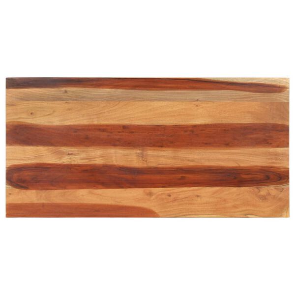 vidaXL Table Top 120x60x(2.5-2.7) cm Solid Wood Acacia