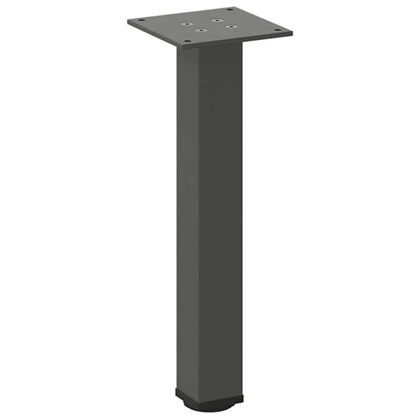 vidaXL Coffee Table Legs 4 pcs Anthracite 30-32 cm Steel