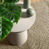 vidaXL Rug ZIZUR Beige 200x200 cm Jute Look Indoor and Outdoor