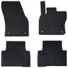 vidaXL Car Mat 4 pcs Black VW TIGUAN , for TOURAN TPE