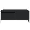 vidaXL Coffee Table Black 90x50x36.5 cm Engineered Wood