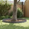 vidaXL Lawn Edgings 10 pcs Anthracite 103 x 0.05 x 22 cm Steel