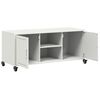 vidaXL TV Cabinet White 100.5x39x43.5 cm Steel
