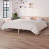 vidaXL Bed Frame without Mattress Solid Wood 200x200 cm