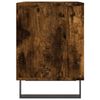 vidaXL Bedside Cabinet Smoked Oak 40x35x50 cm Engineered Wood
