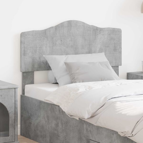 vidaXL Headboard Concrete Grey 75 cm Engineered wood